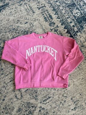 Nantucket hot pink Sweatshirt crewneck